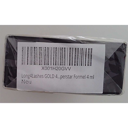 4 Long Lashes Eyelash Serum Gold: Foto 3 von 4 zur Rückruf vom 12.09.2025