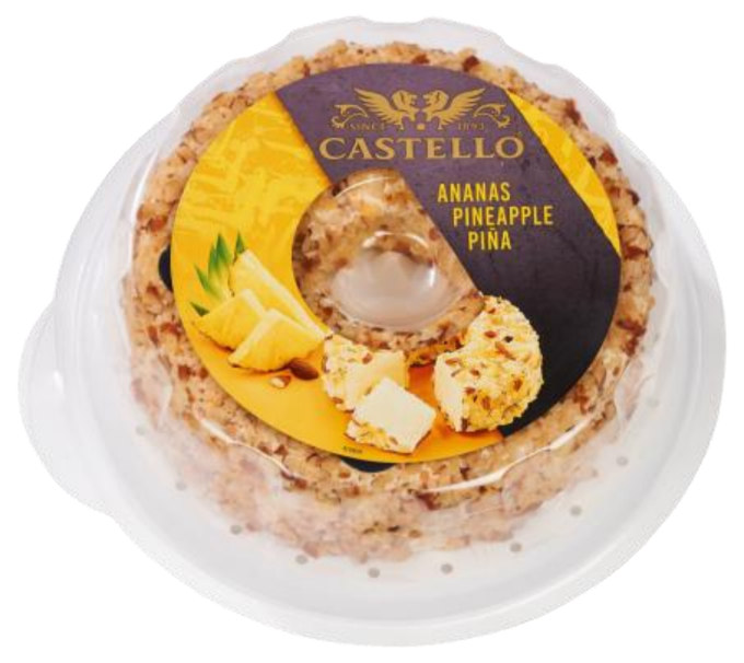 Arla Foods Deutschland Castello Ananas & Mandel Frischkäsering: Foto zur Rückruf vom 20.10.2026