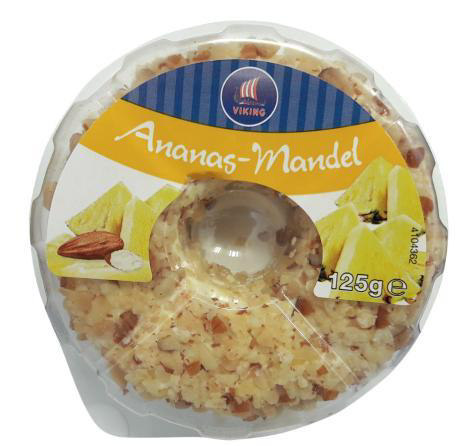 Arla Foods Deutschland Castello Ananas & Mandel Frischkäsering: Foto 3 von 3 zur Rückruf vom 20.10.2026