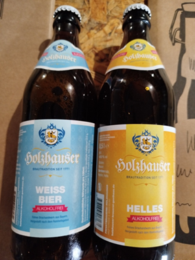 Brauerei Holzhausen Holzhauser Alkoholfreies Hefeweizen, 0,5 Liter: Foto zur Rückruf vom 10.04.2026