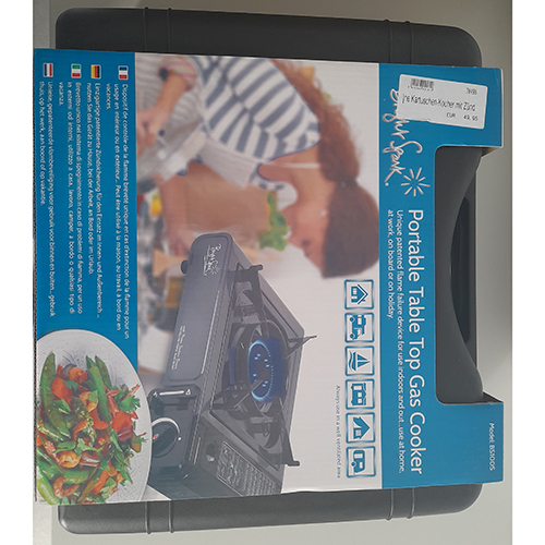 Bright Spark Portable Table Top Gas Cooker: Foto zur Rückruf vom 12.12.2025