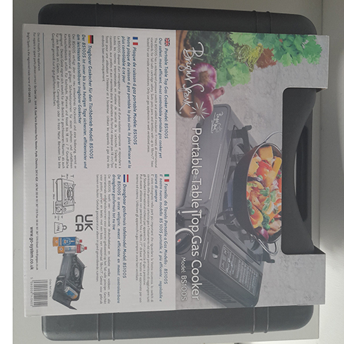 Bright Spark Portable Table Top Gas Cooker: Foto 3 von 4 zur Rückruf vom 12.12.2025