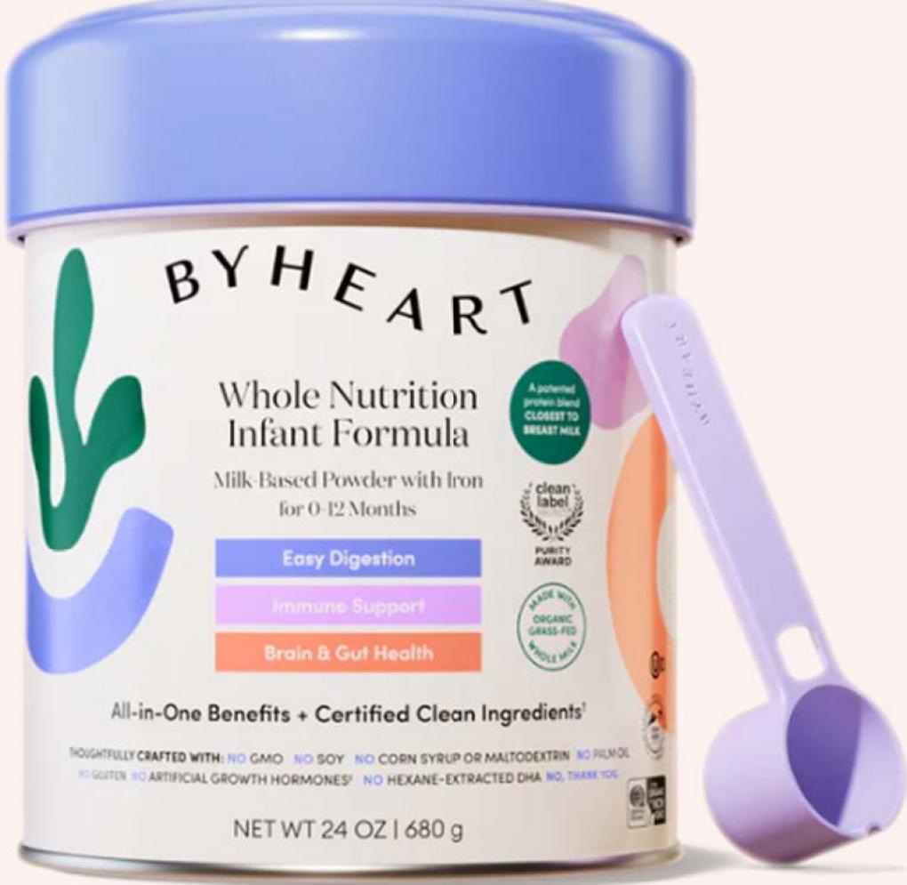 ByHeart Whole Nutrition Infant formula, 680 Gramm Dosen, 17 Gramm: Foto zur Rückruf vom 21.11.2025