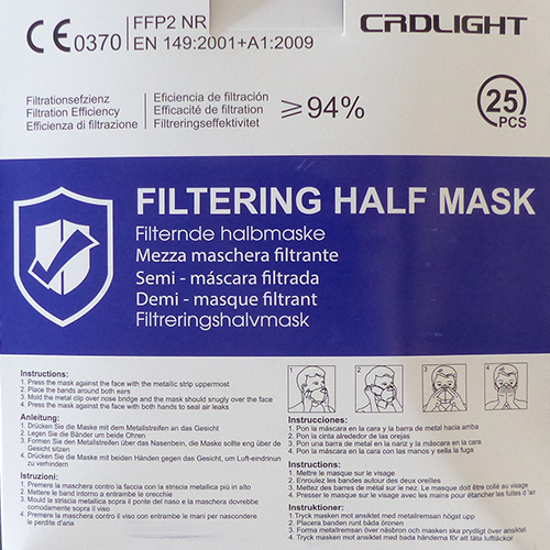 CRD Light Filtering Half Mask: Foto 4 von 4 zur Rückruf vom 11.09.2026
