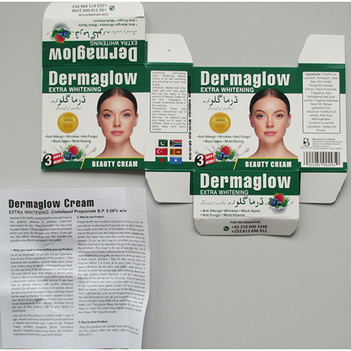 Dermaglow Extra Whitening Beauty Cream: Foto 2 von 3 zur Rückruf vom 19.09.2025