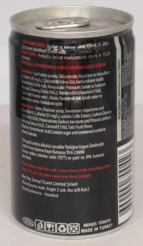 Mer Ilac Sanayi Ticaret Sirketi Drill Ginseng Drink: Foto 2 von 3 zur Produktwarnung vom 27.03.2026