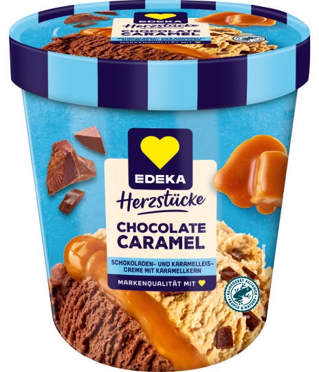 EDEKA Herzstücke Chocolate Caramel, 500 Milliliter: Foto zur Rückruf vom 09.01.2026