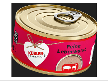 Kübler Hausmacher Blutwurst in der Dose 400 Gramm: Foto 3 von 4 zur Rückruf vom 31.07.2024