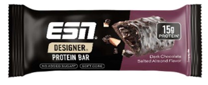 Fitmart ESN Designer Protein Bar Dark Chocolate Salted Almond: Foto zur Rückruf vom 16.10.2026