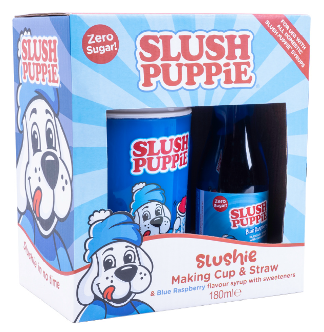 Fizz Creations SLUSH PUPPiE Making Cup & Straw - Blue Raspberry flavour syrup with: Foto zur Rückruf vom 24.10.2025