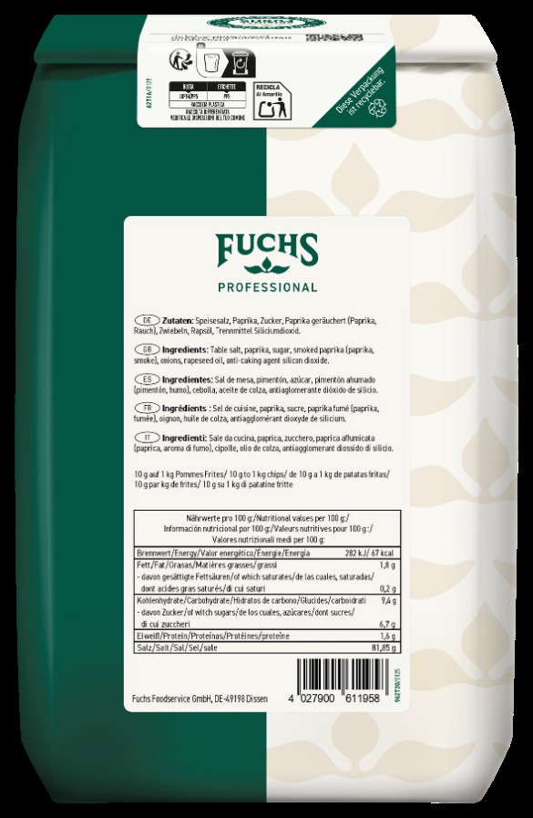 Fuchs BBQ-Grill Gewürzzubereitung: Foto zur Produktwarnung vom 30.09.2025