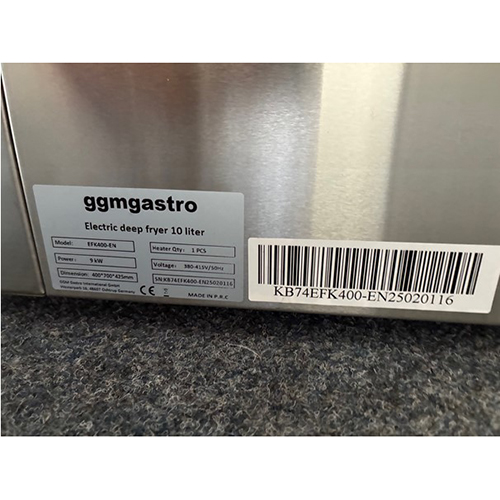 ggmgastro Fritteuse: Foto 3 von 3 zur Rückruf vom 31.10.2025