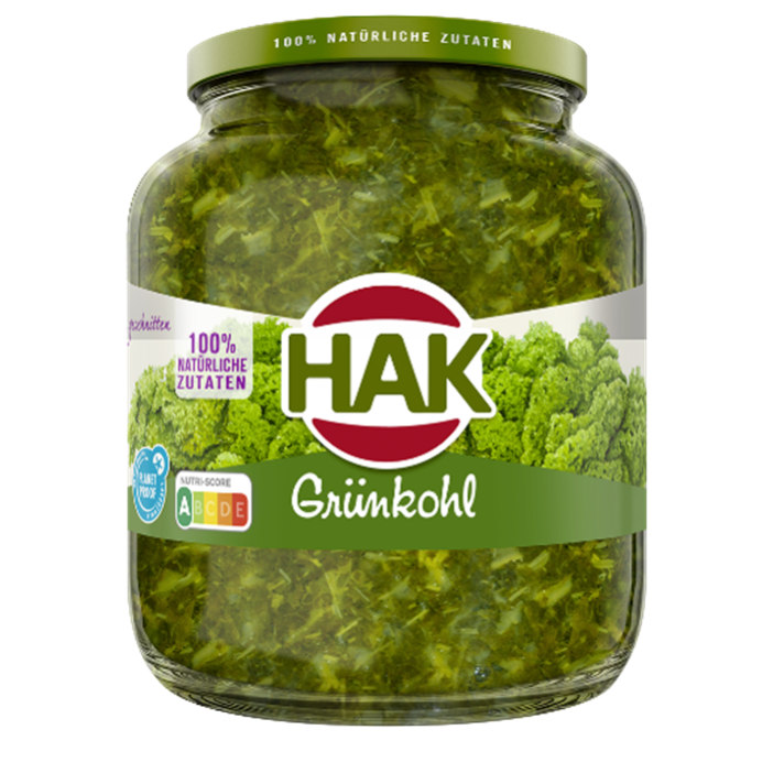 HAK-foodeko / HAK HAK Grünkohl im Glas, 680 Gramm: Foto zur Rückruf vom 29.04.2025