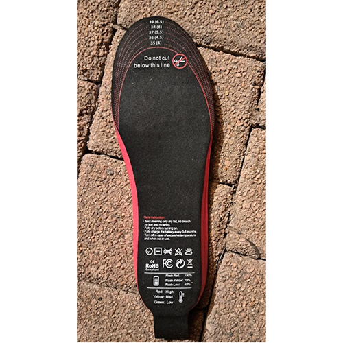 HEATING INSOLES, REMOTE CONTRAL: Foto zur Rückruf vom 10.10.2025