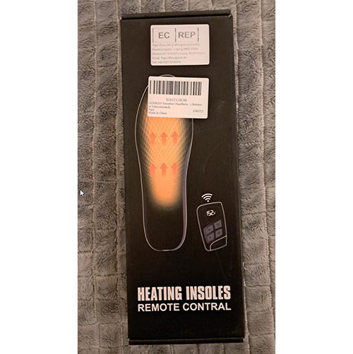 HEATING INSOLES, REMOTE CONTRAL: Foto 2 von 2 zur Rückruf vom 10.10.2025