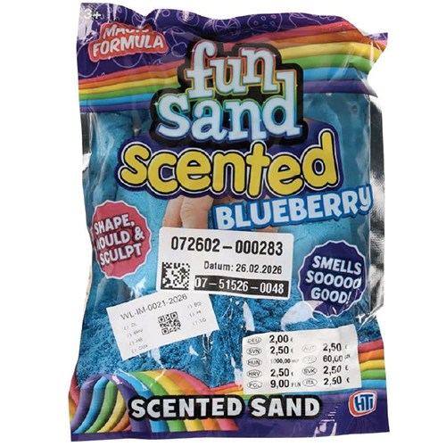 HTI Fun Sand Scented Blueberry: Foto zur Rückruf vom 21.08.2026