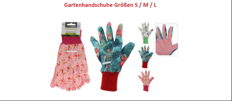 AM/63 ProGarden – Gartenhandschuhe Model CK9-900640: Foto zur Produktwarnung vom 24.07.2026