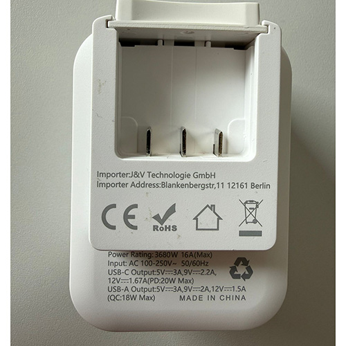 JSVER World Travel Adapter Kit: Foto 3 von 4 zur Rückruf vom 31.07.2026