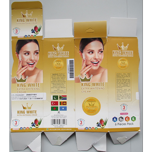 KING WHITE EXTRA WHITENING CREAM: Foto zur Produktwarnung vom 19.09.2025