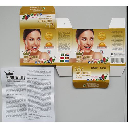 KING WHITE EXTRA WHITENING CREAM: Foto 3 von 3 zur Produktwarnung vom 19.09.2025
