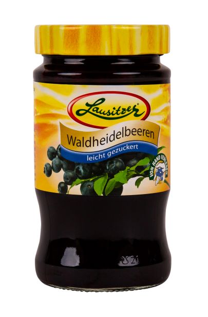 Lausitzer Waldheidelbeeren - leicht gezuckert, 340g/ 370ml im Glas: Foto zur Produktwarnung vom 10.07.2024
