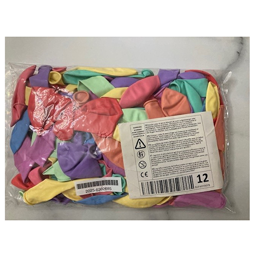 LOCKII Luftballons, Partyballomns Ballon 2 (Luftballon_macaron_100): Foto zur Rückruf vom 24.04.2026