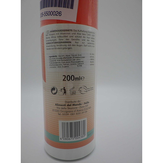 Mama Africa Caro light Whitening Perfumed Glycerin: Foto 2 von 4 zur Produktwarnung vom 22.05.2026