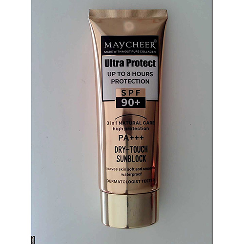 Maycheer Ultra Protect SPF 90+ Dry Touch Sunblock: Foto zur Produktwarnung vom 28.08.2026