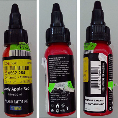 Miami Paint S.L. Dynamic - Candy Apple Red: Foto 3 von 3 zur Produktwarnung vom 20.02.2026