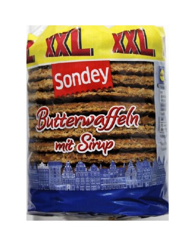 Niederländischer Lieferant "Biscuit international" Butterwaffeln mit Sirup, 560 Gramm: Foto zur Rückruf vom 17.10.2025