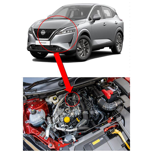 Nissan QASHQAI: Foto 2 von 3 zur Rückruf vom 28.11.2025