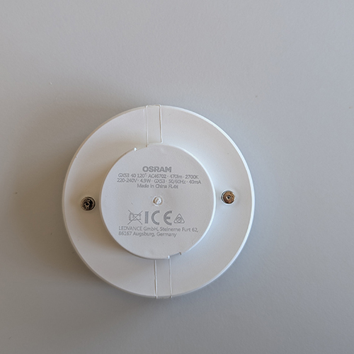 OSRAM LED-Lampe GX53: Foto 3 von 3 zur Rückruf vom 23.01.2026