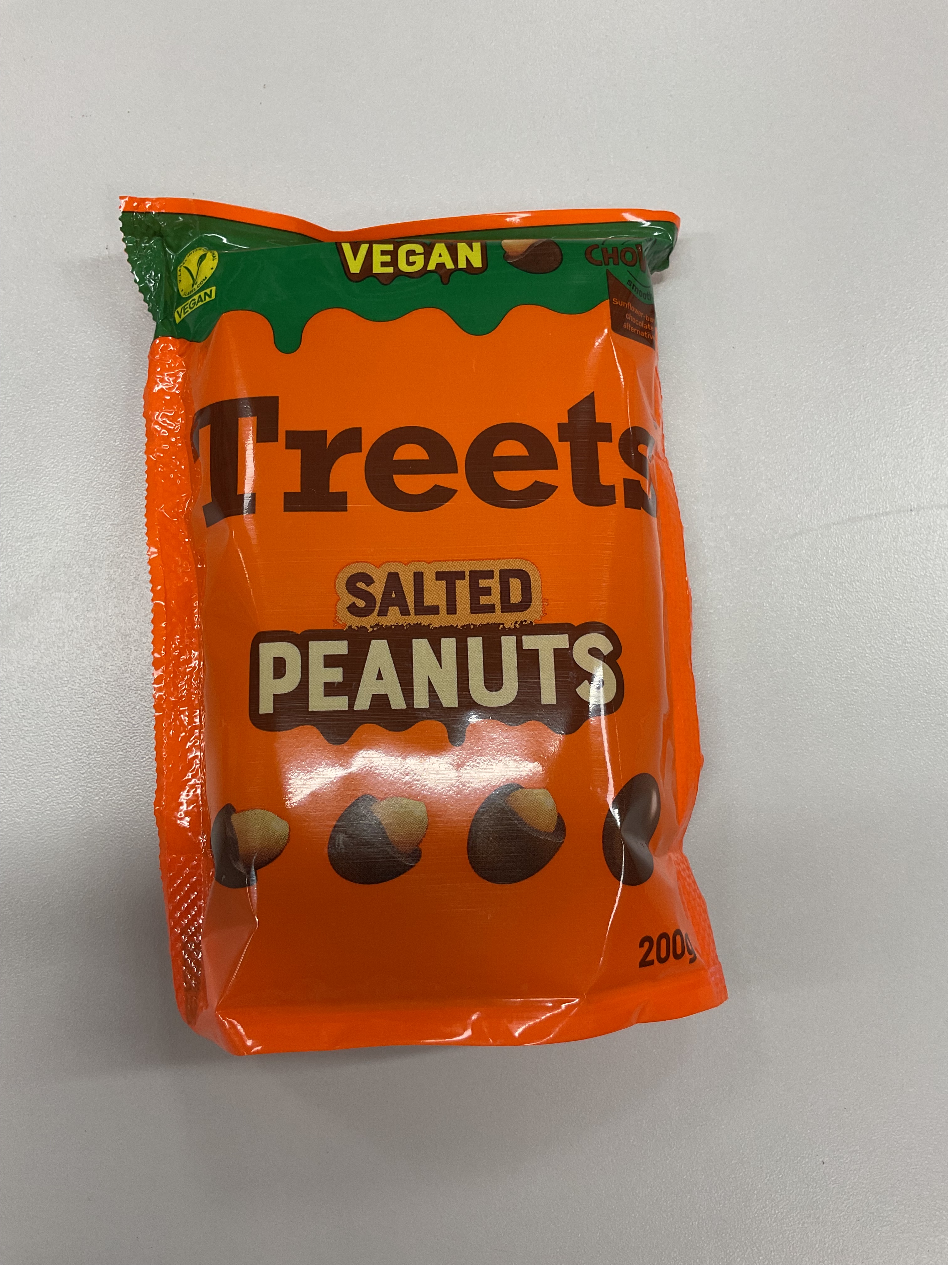 Piasten Treets Salted Peanuts Vegan 200 Gramm: Foto 2 von 2 zur Rückruf vom 22.05.2026