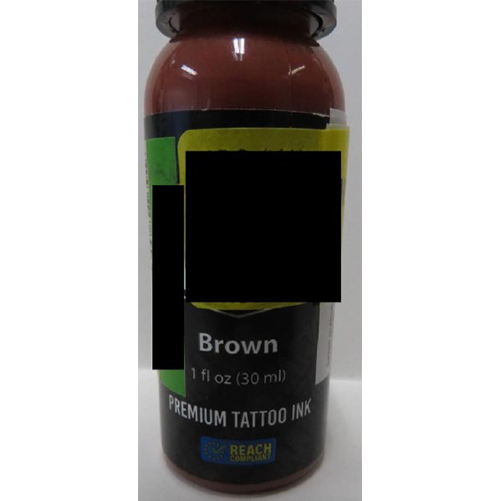 PLATINUM Dynamic Brown Premium Tattoo Ink: Foto zur Rückruf vom 02.10.2026