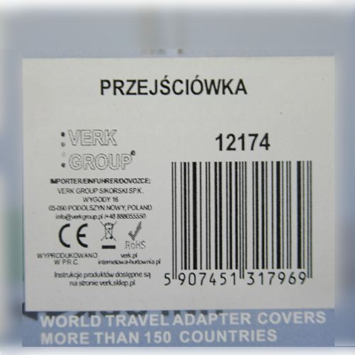 RACEL Adaptor International, Travel Universal Adaptor: Foto 3 von 4 zur Rückruf vom 07.08.2026