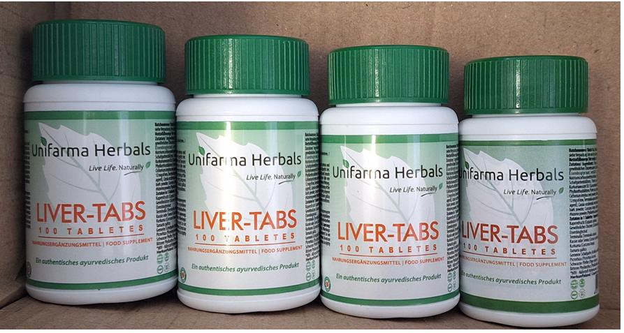 Shiva Shop Liver-Tabs - Nahrungsergänzugsmittel, Unifarma Herbals, 36 Gramm: Foto zur Produktwarnung vom 14.08.2025