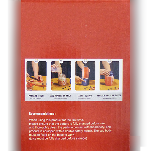 Small Portable Juicer, Convient electric juicing cup: Foto 2 von 4 zur Rückruf vom 21.08.2026