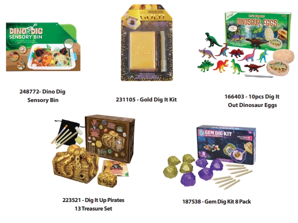 Smyths Toys Produkte der "Dig"-Linie: Foto zur Rückruf vom 16.04.2026