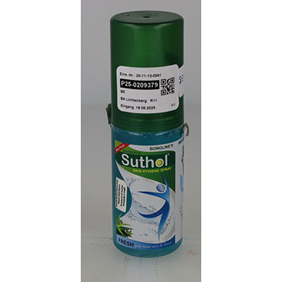 Suthol® Skin Hygiene Spray, Fresh: Foto zur Produktwarnung vom 09.01.2026
