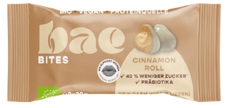 the barefood way bae BITES CINNAMON ROLL, 2 x 20 Gramm: Foto zur Produktwarnung vom 17.06.2026