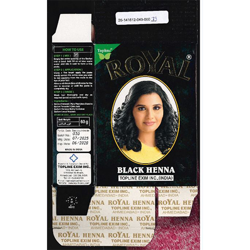 Topline Royal Black Henna: Foto zur Rückruf vom 18.09.2026
