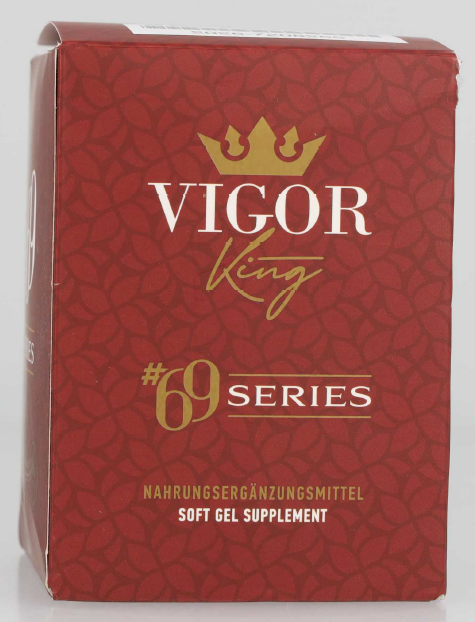 VigorKing Vigor King Nahrungsergänzungsmittel mit Naturkräutern: Foto zur Produktwarnung vom 17.04.2026